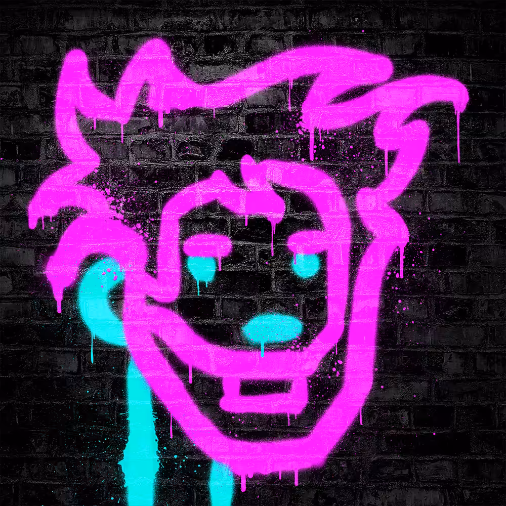 Neon Graffiti Punk #2