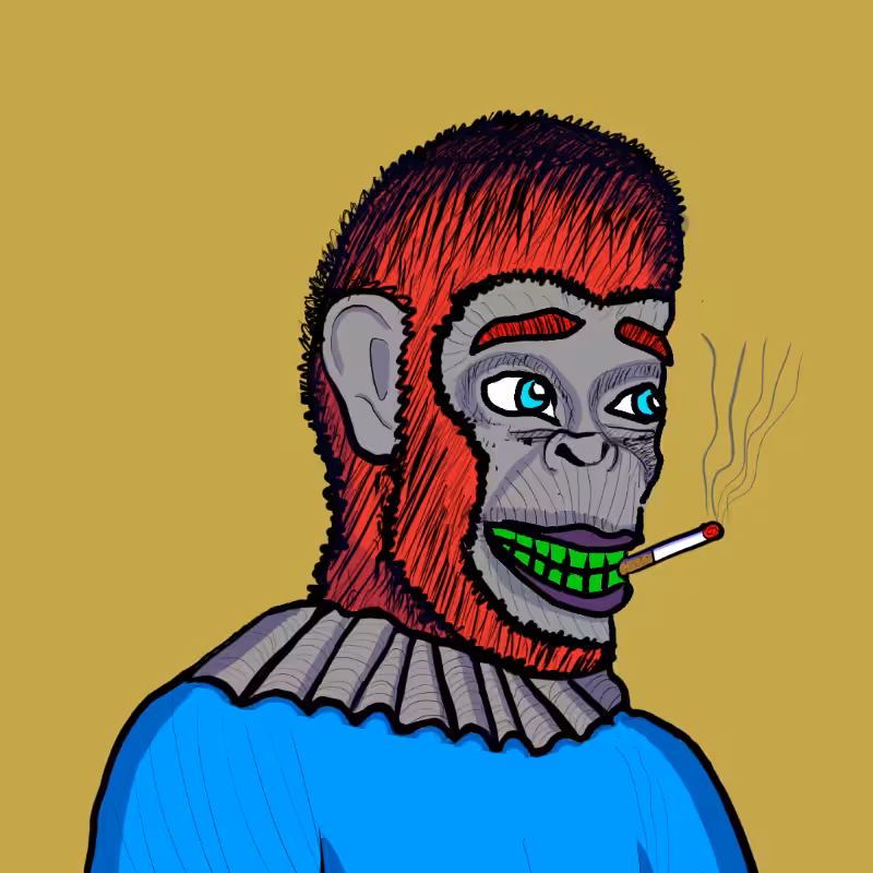 Clown Ape Club Tezos Ultra Superior-CACTUS #11