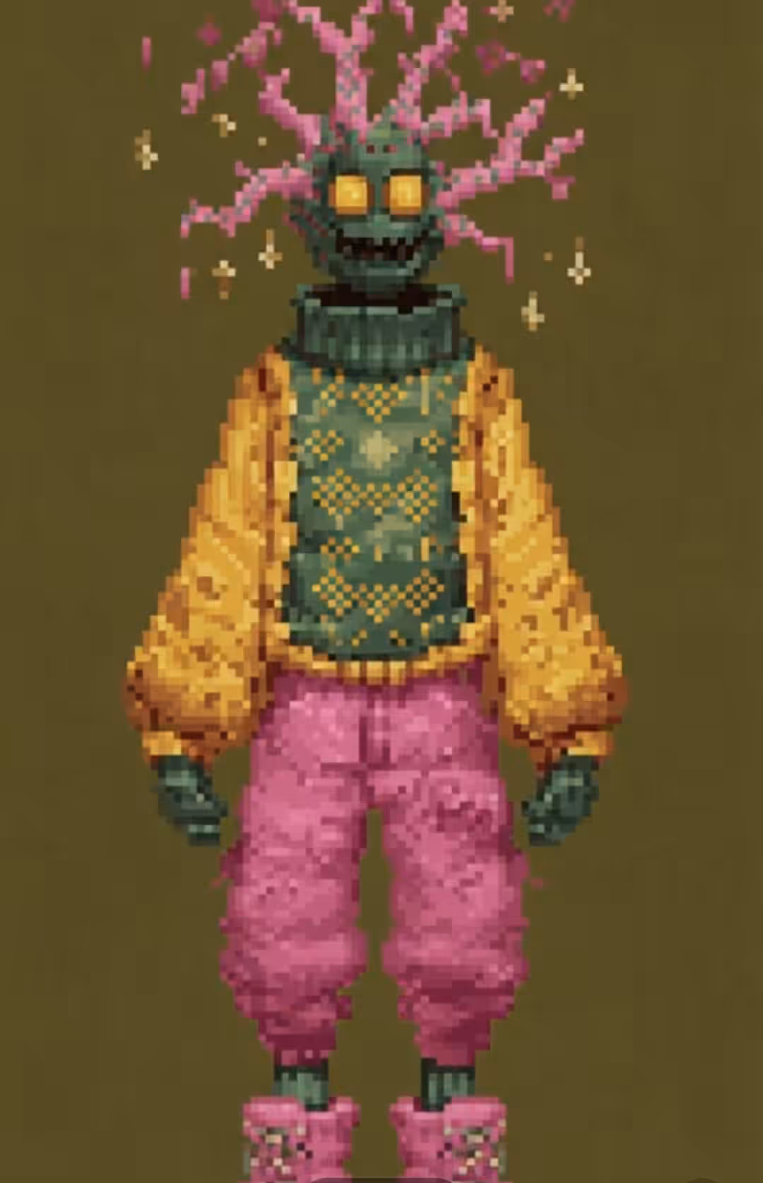 Neon Sprout Wanderer (Animated Form)