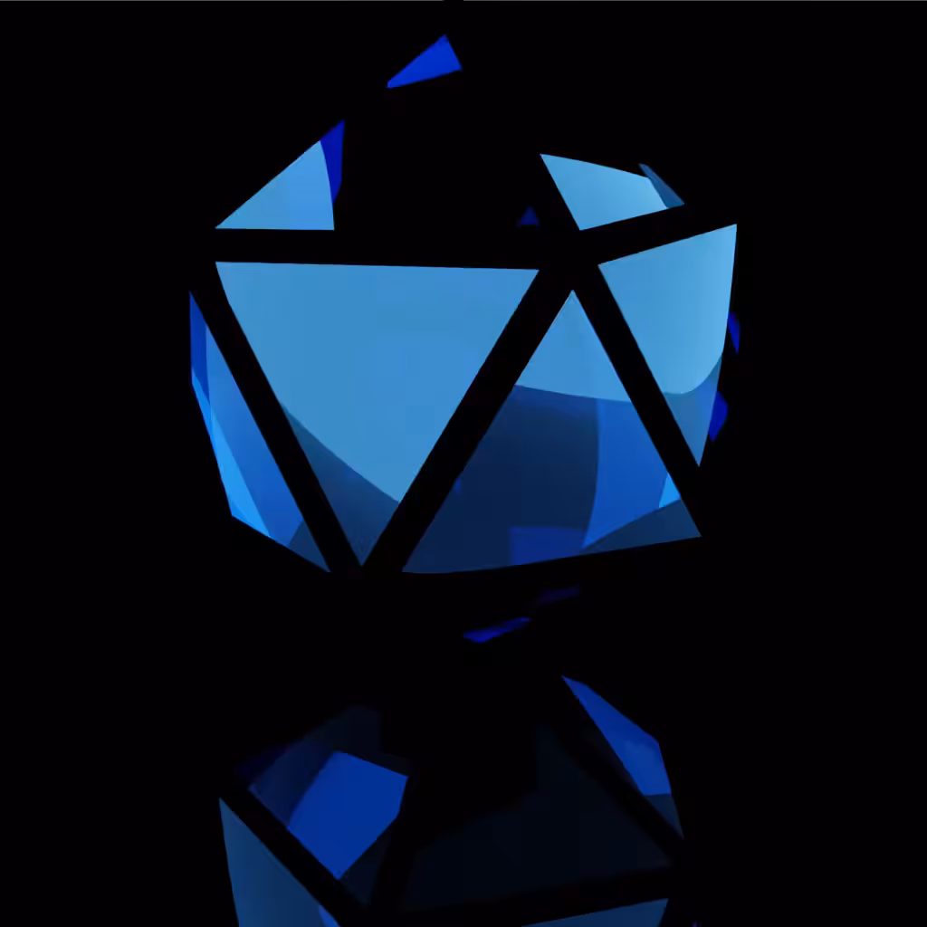 Platonic Solids - Gen 1 - Icosa - Wireframe