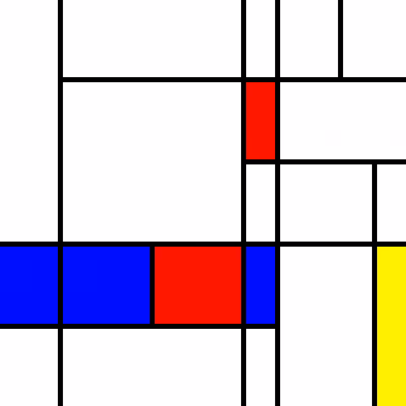 compositioninredblueandyellow.art, (NFT) #93
