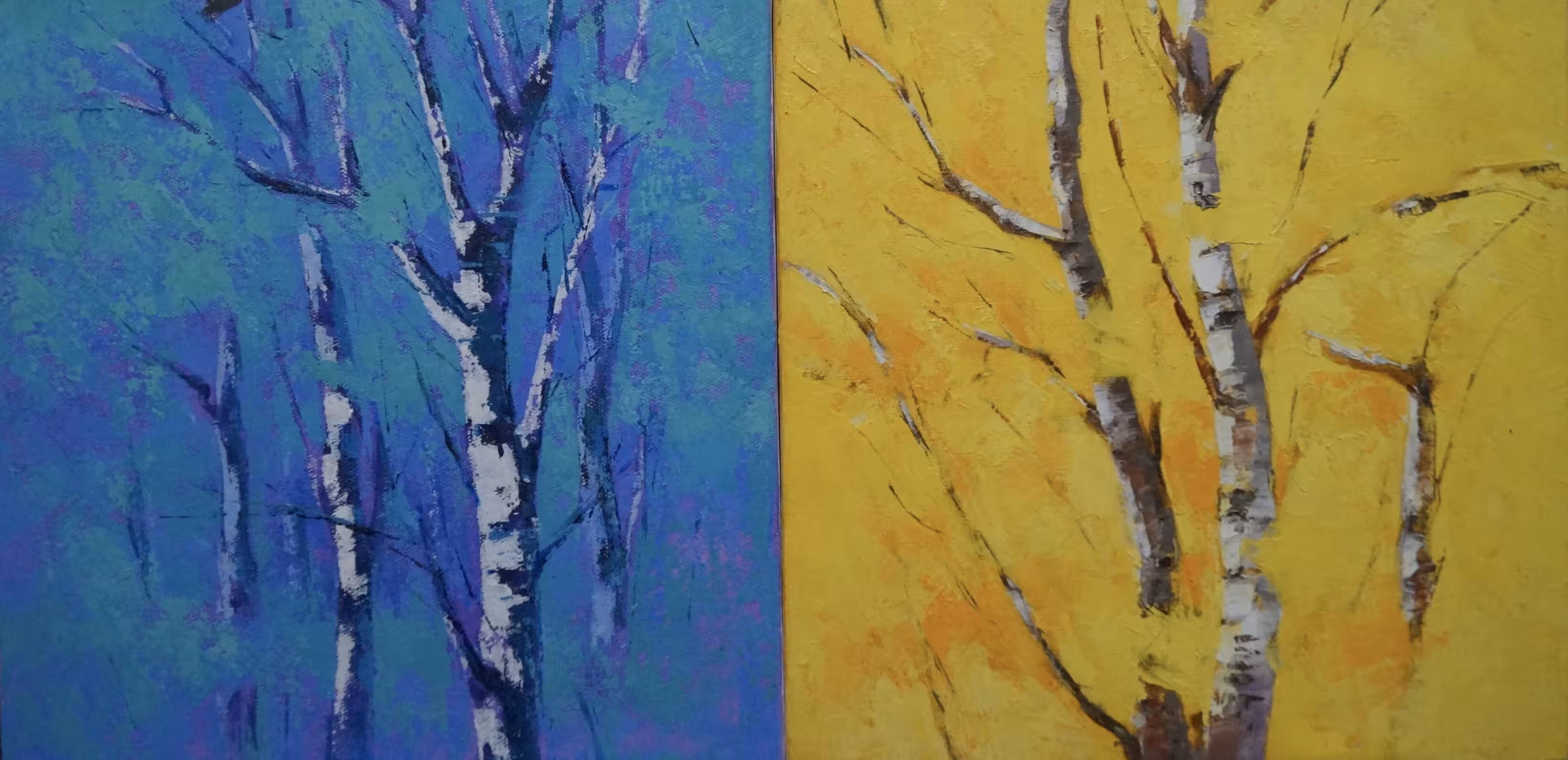 Color of winter and fall
