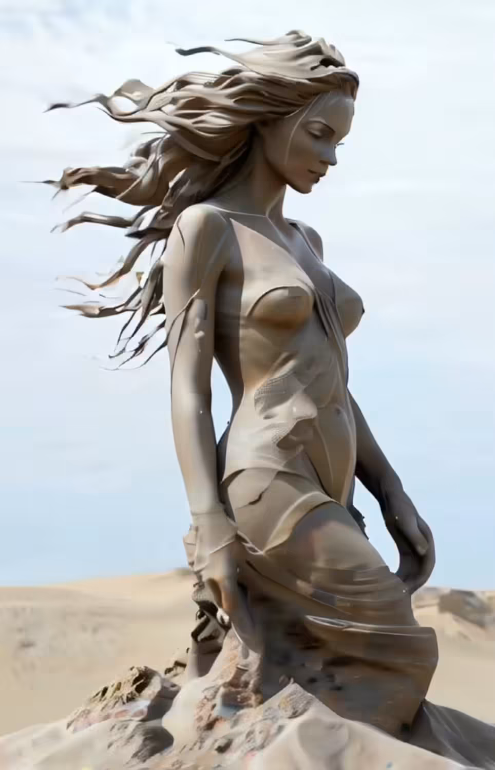 Seraphina - Sand sculpture