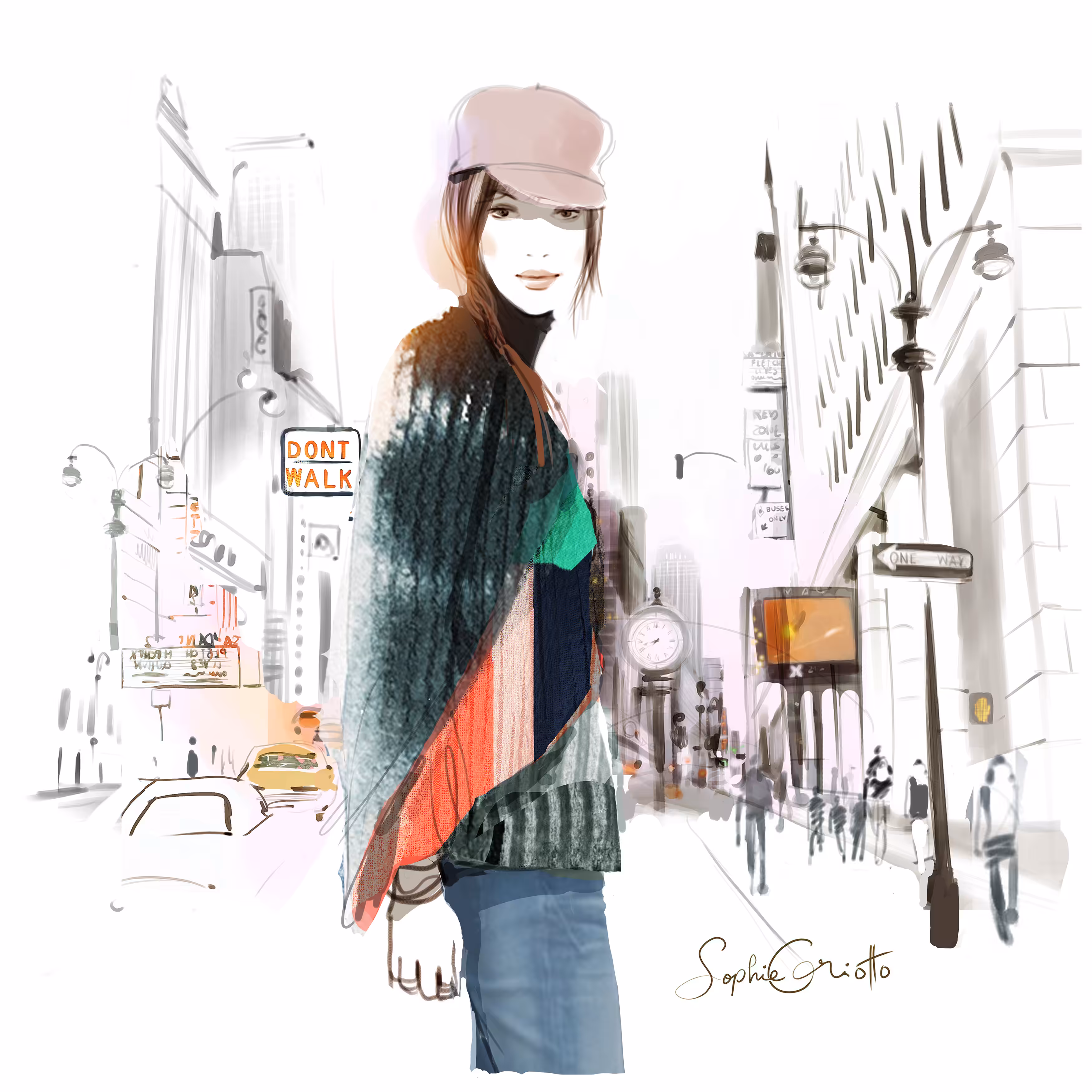 Woman in NY