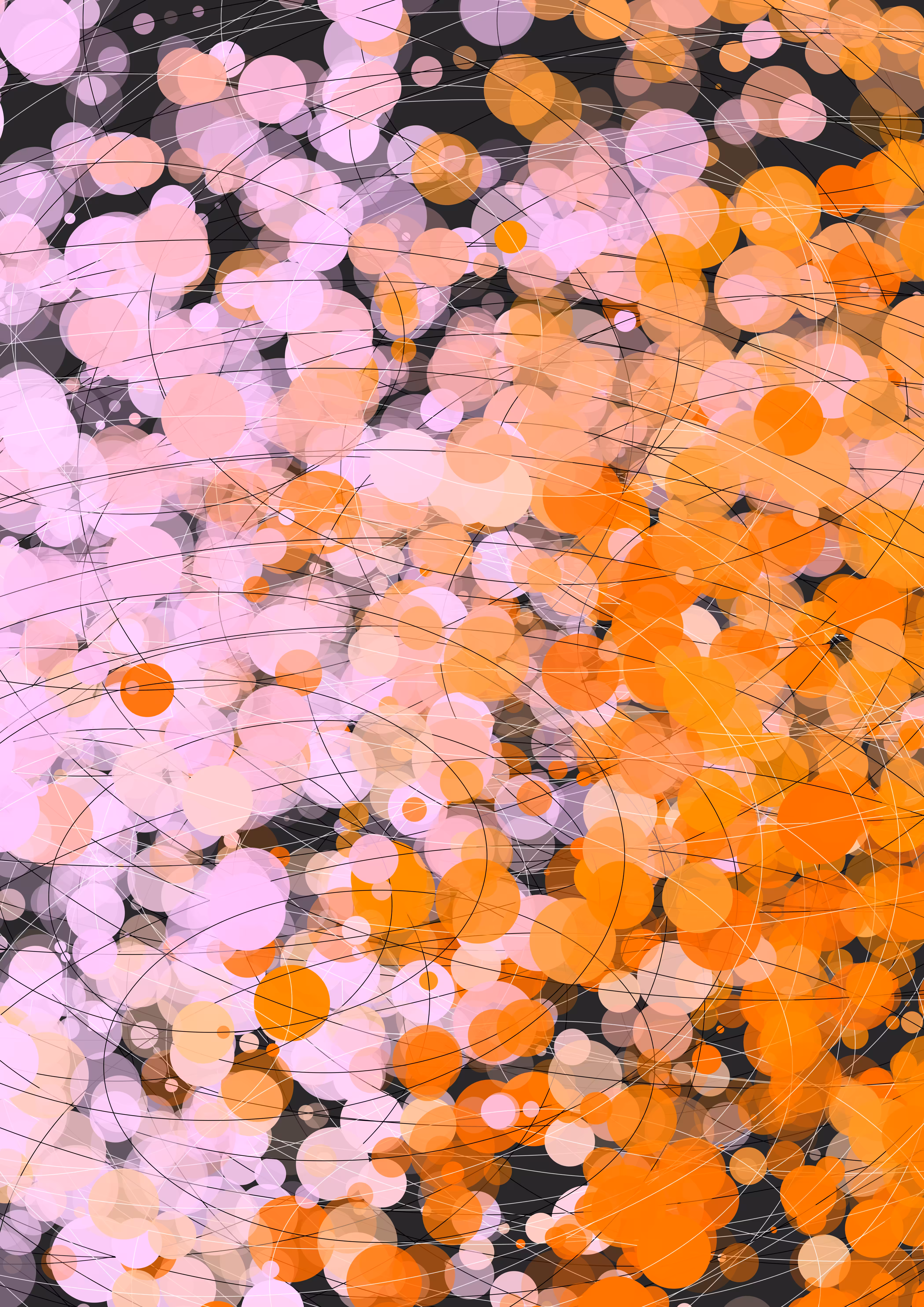 Chain of bubbles, Fall