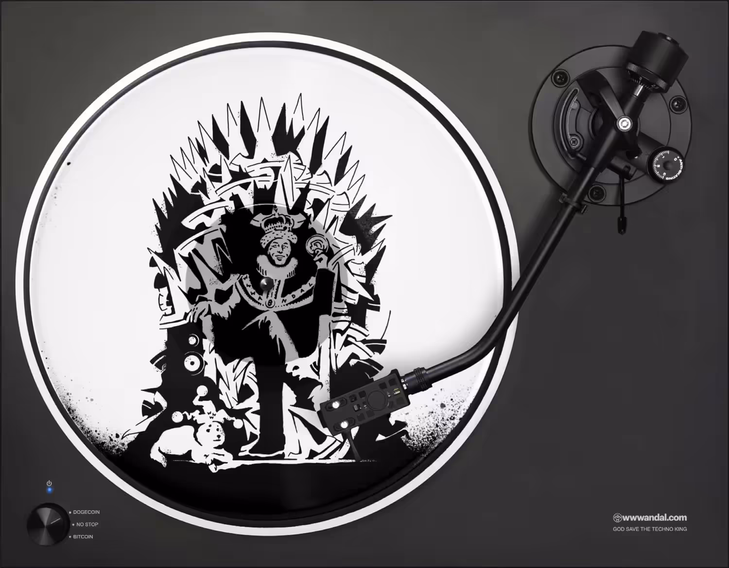 F2 _ God Save The Technoking | CryptoFinearts