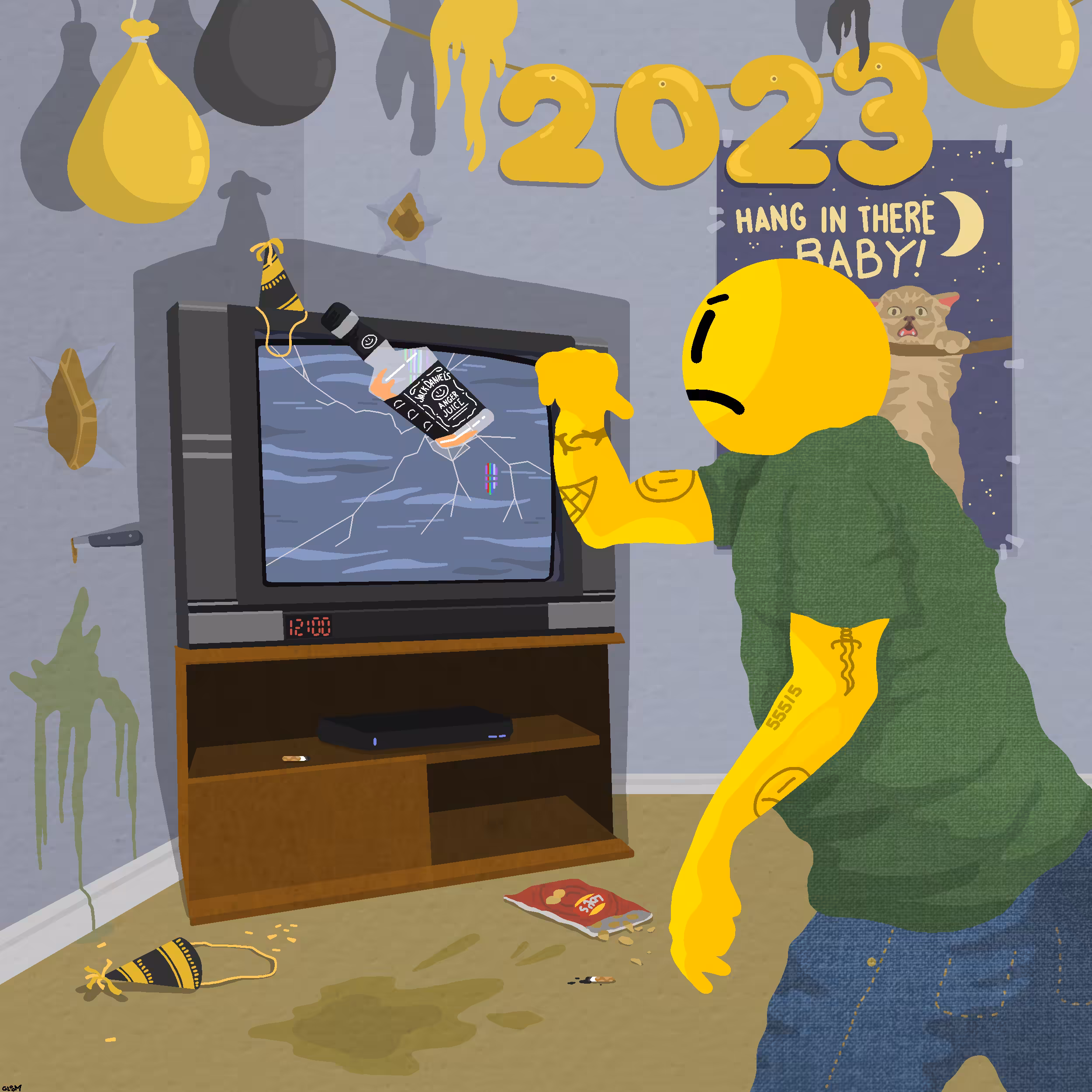 Gloomerican Dreams: Trashing The House on New Years Eve