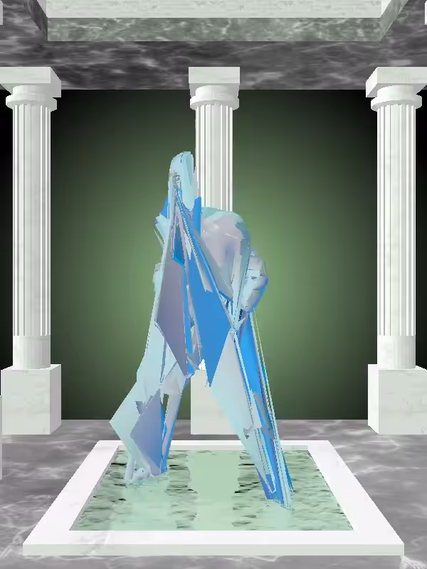 The Kicking Radioactive Aqua Woman #4363