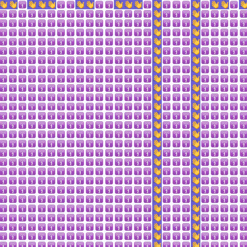 Elementary Cellular Emoji Automata #759