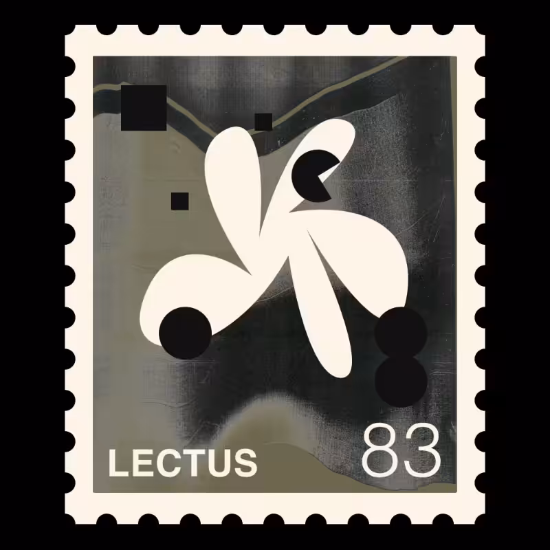 Postage stamp - Snowflakes #3