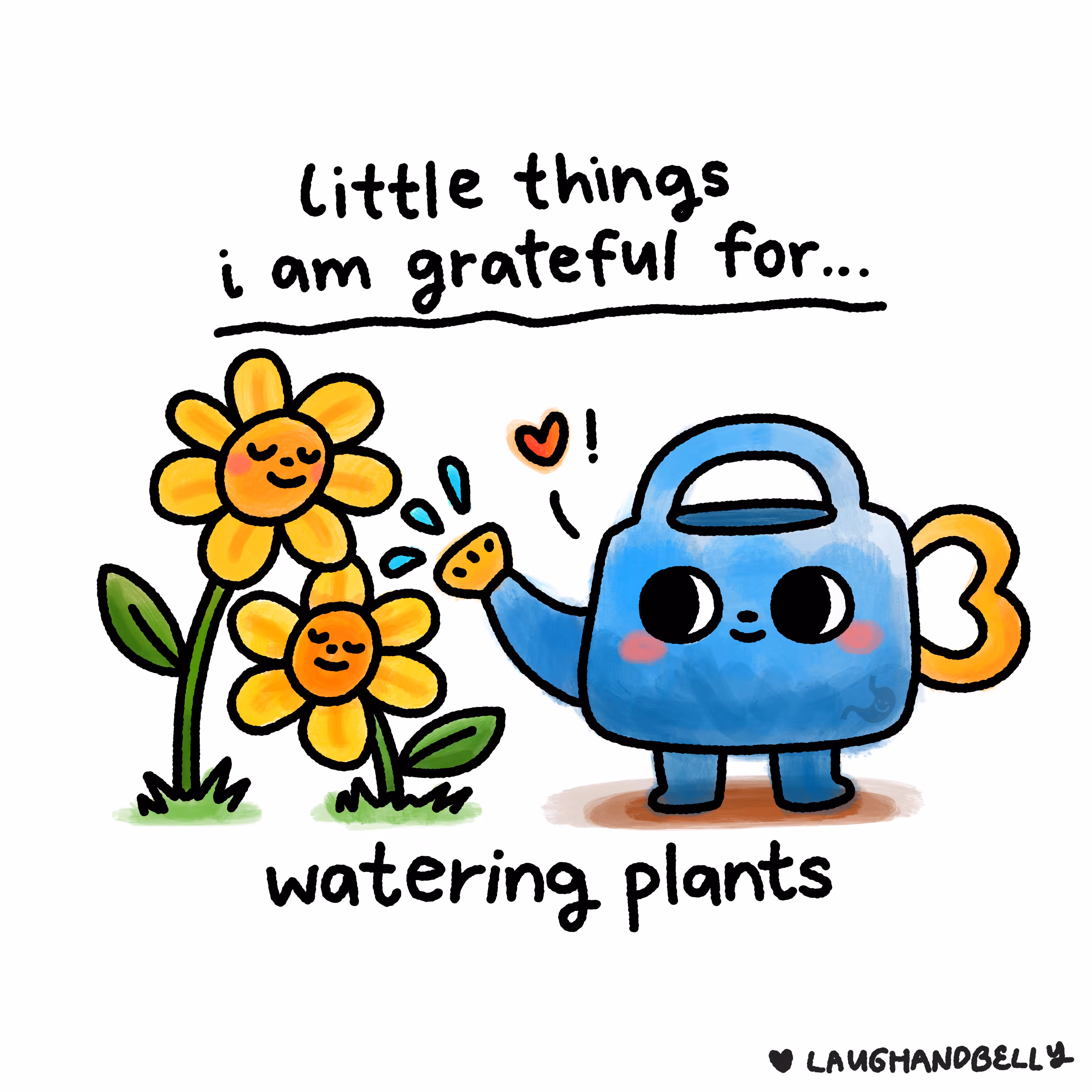 little things i am grateful for: Watering Plants