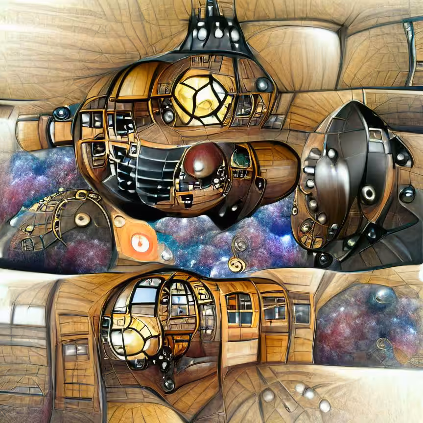 Steampunk Spaceship No. 2