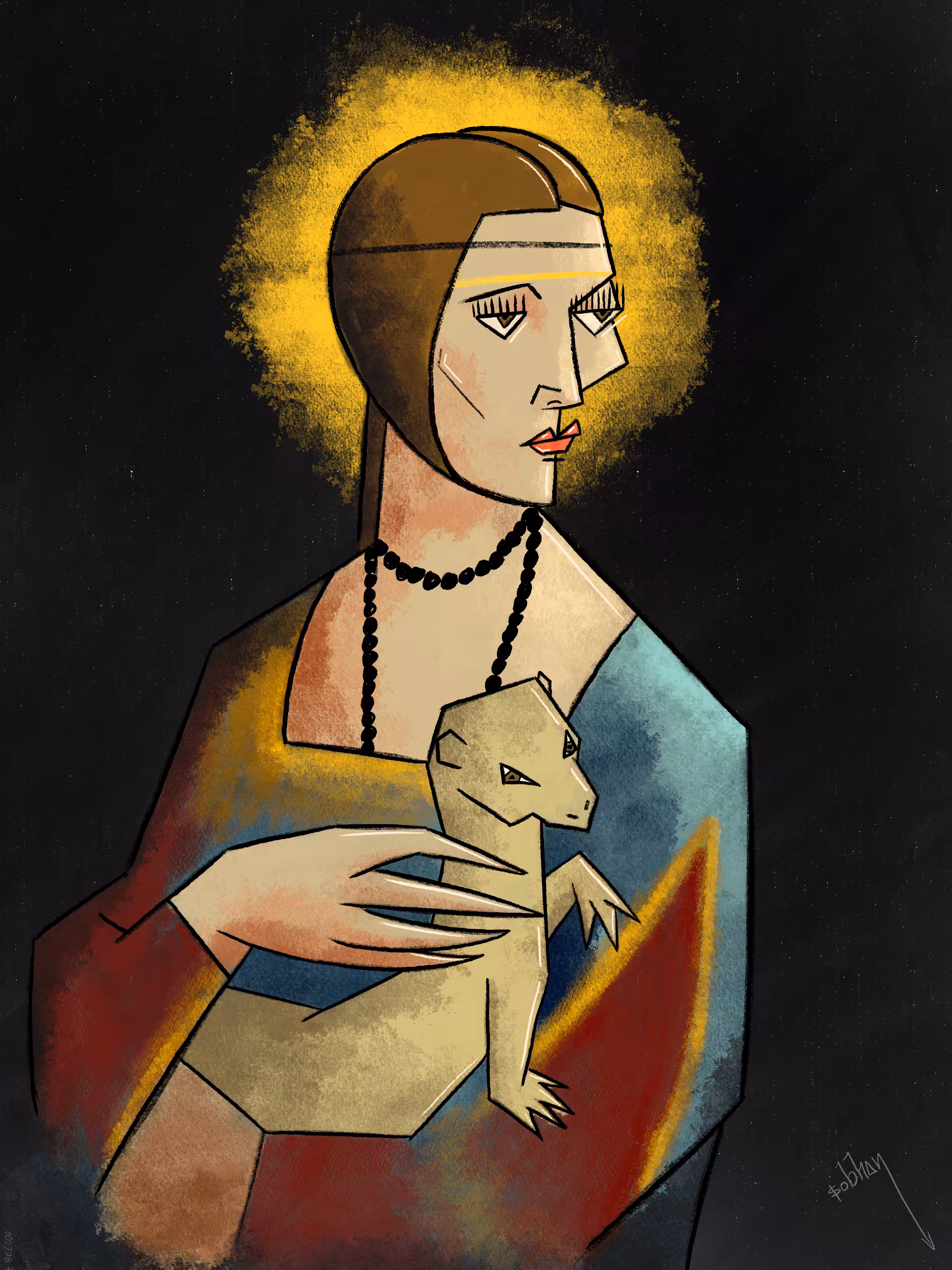Lady with an Ermine