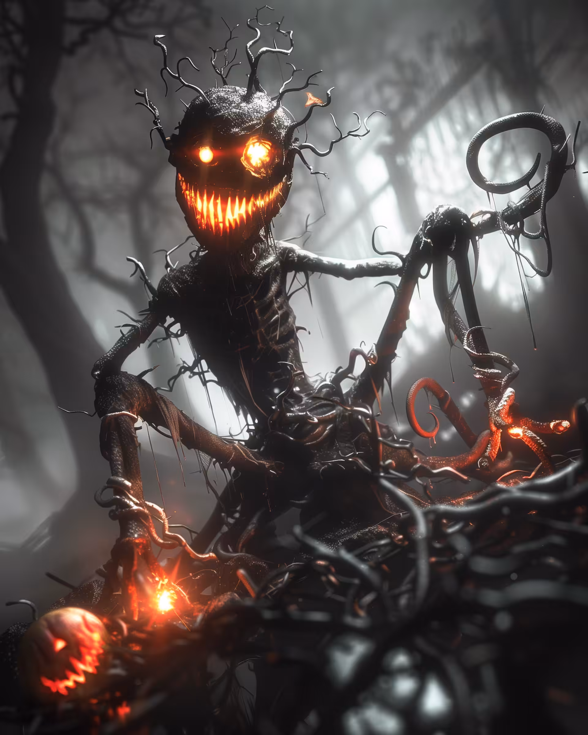 A nightmare of a forest