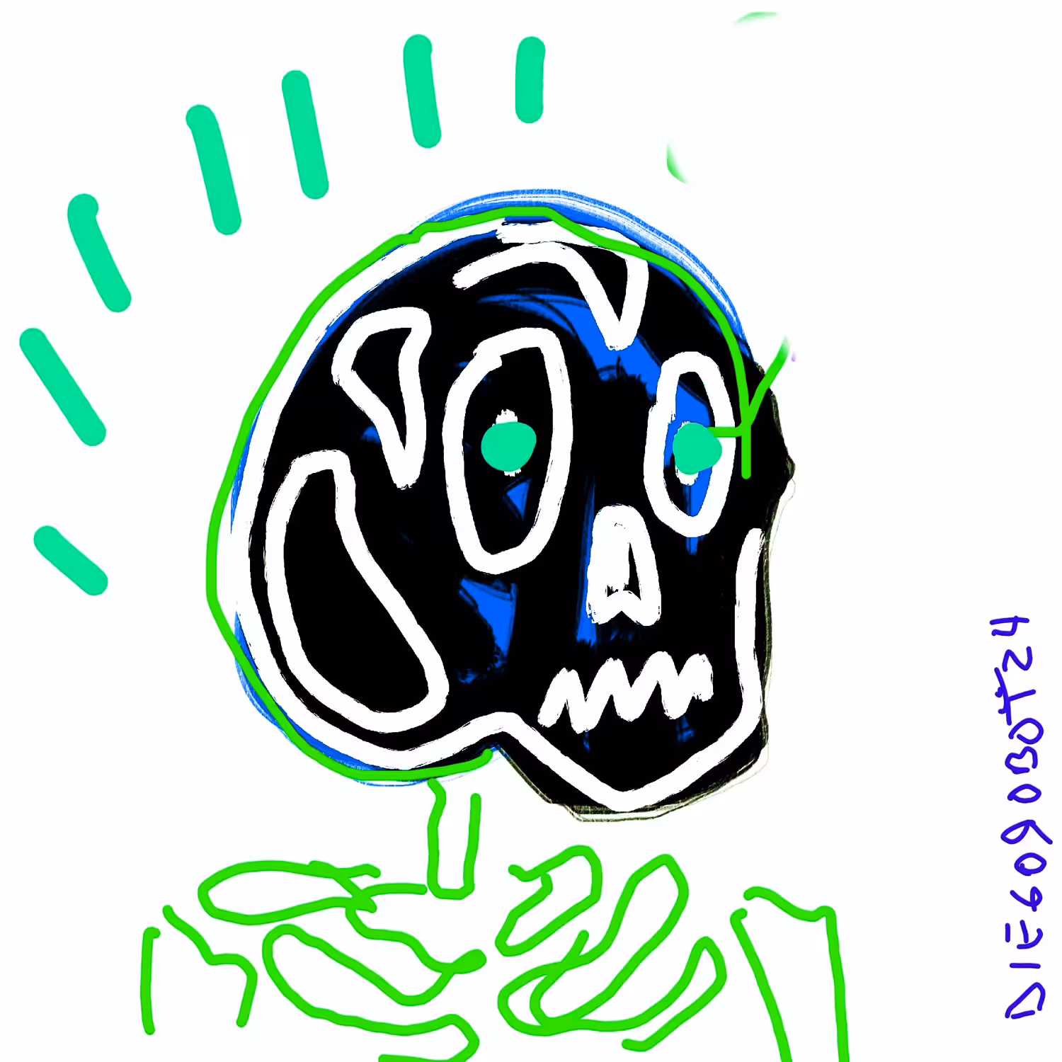 Blooming skull exclusive 