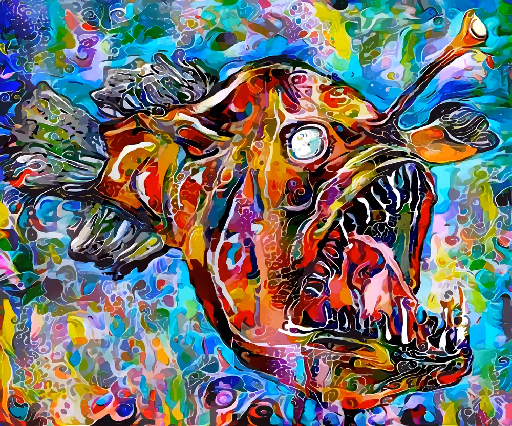 Anglerfish II - A Bit More Color, Same Amount Of Terror