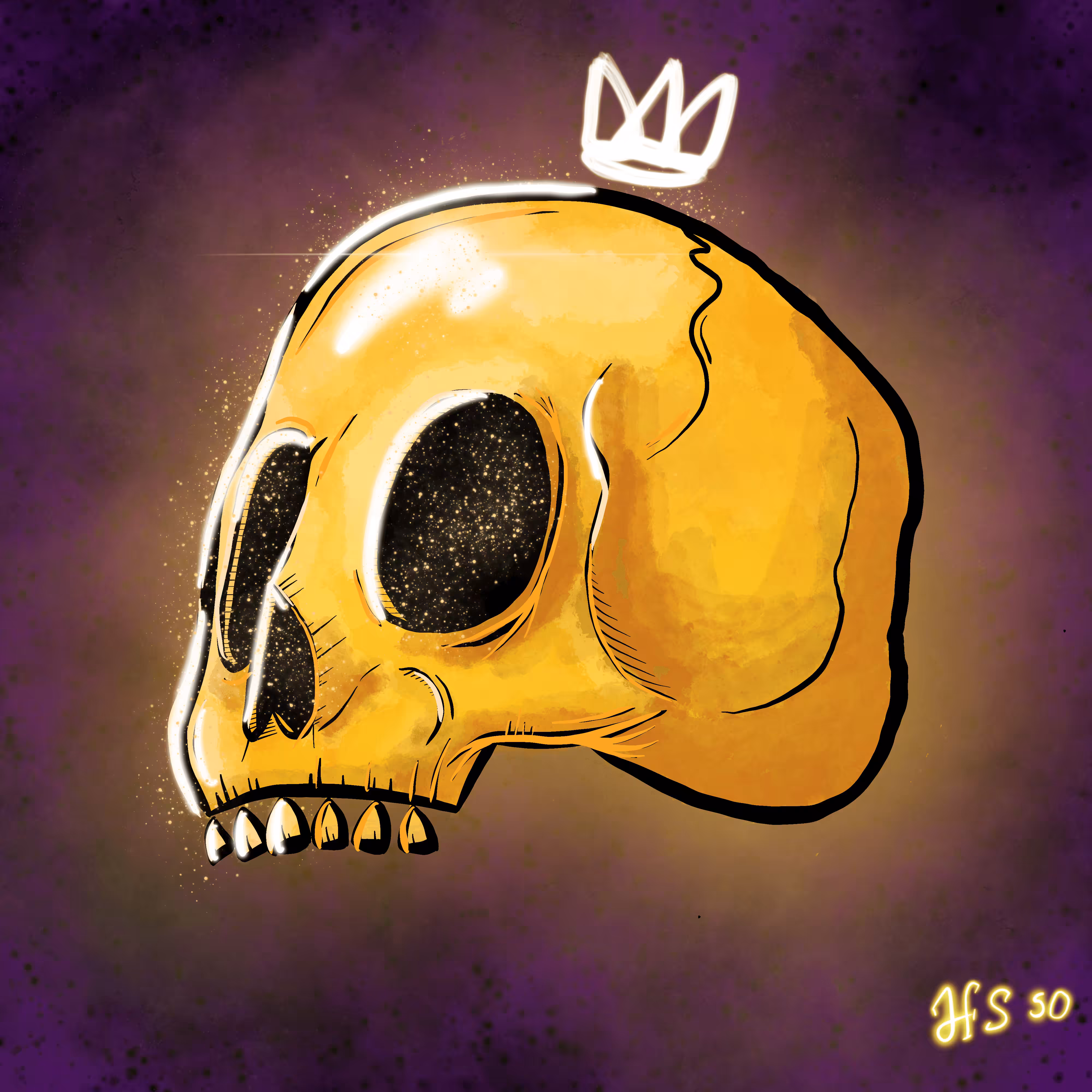 Almost Fancy Skull #50 (hvirfill)