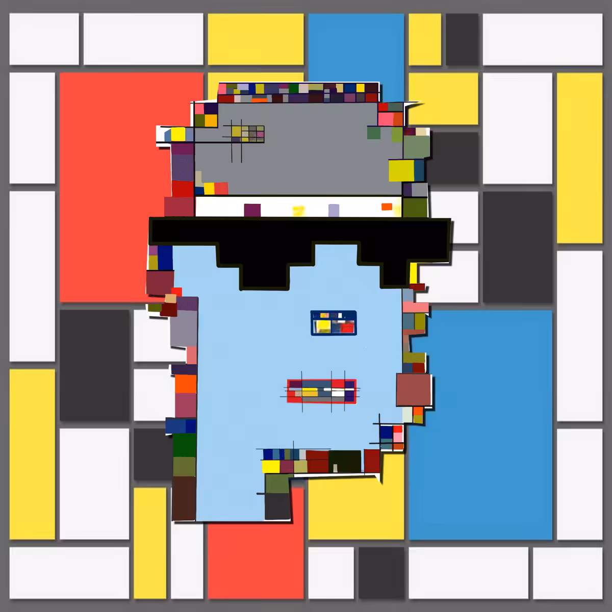 Mondrian Punks #007