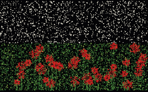 Generative Pointillism: Five Paintings