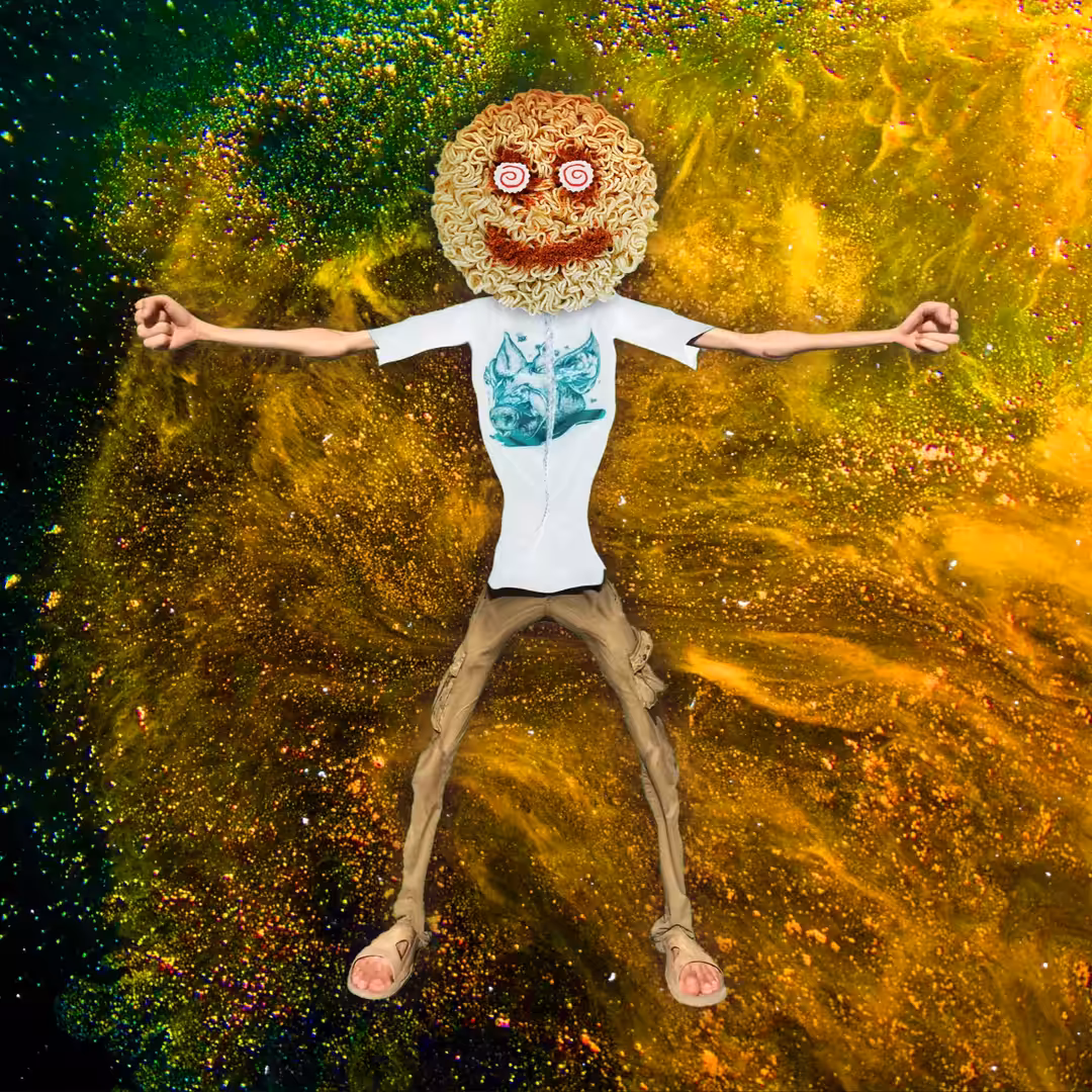 Self-portrait as an instant noodle
