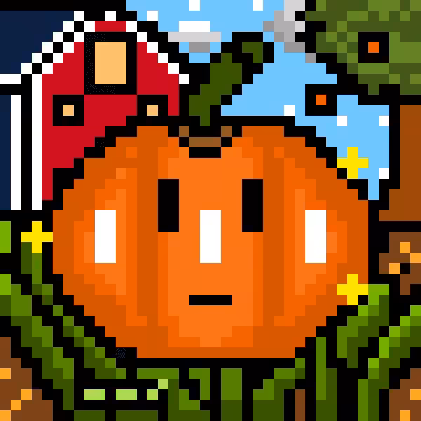 Pumpkin Slime - Vegetable slime collection (8bit)