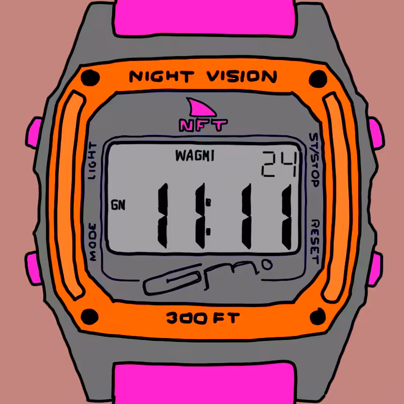 Make a Wish NFT Watch - Colorway #17