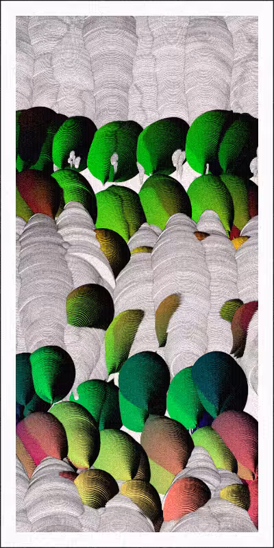 Balloon Field on Clouds #61