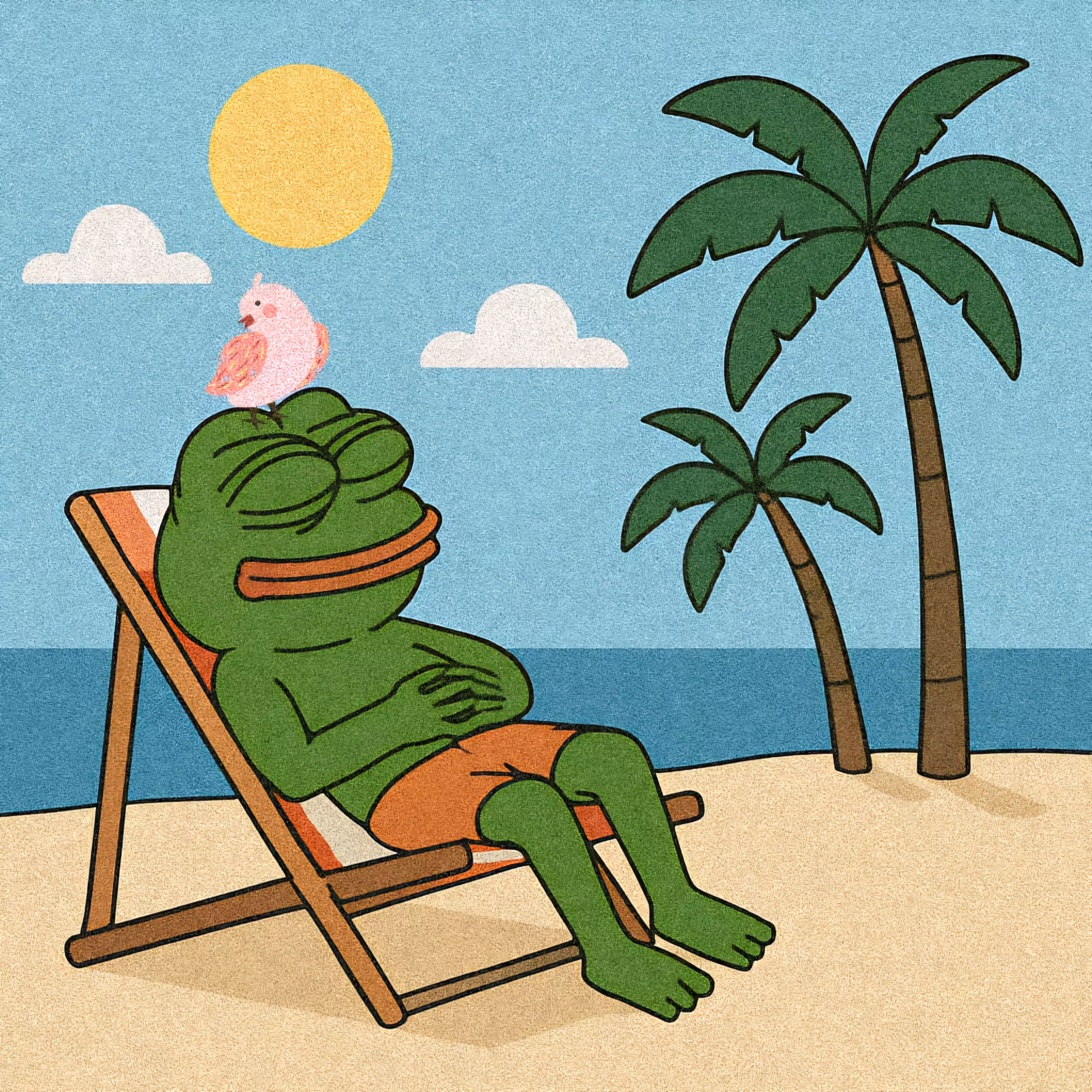 Chillin’ With My Birb 🏖️ 