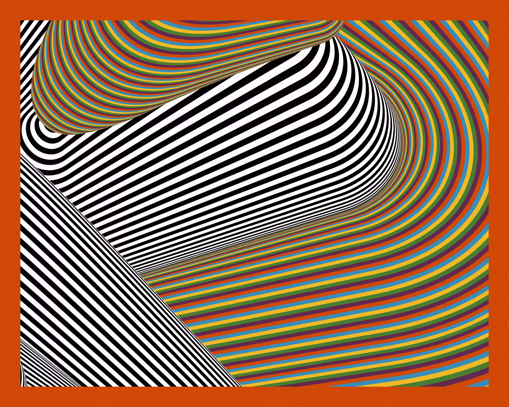 Alternating bands of color #77
