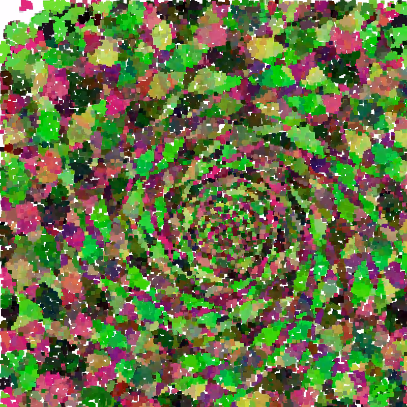 Mosaic or stained glass drops #87
