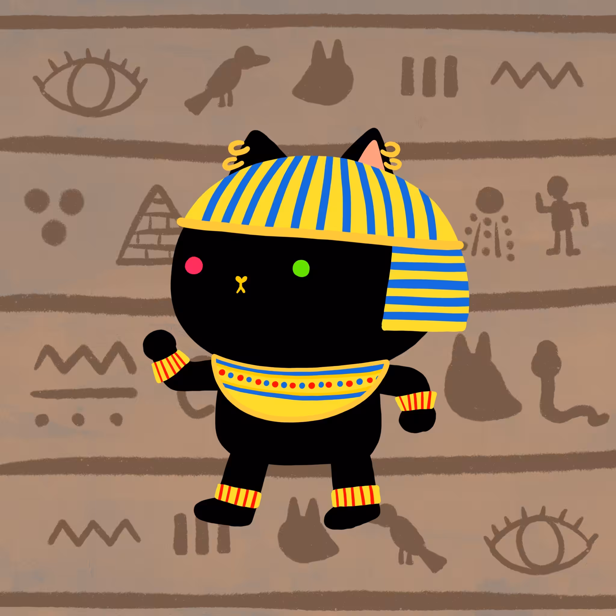 Just a black cat