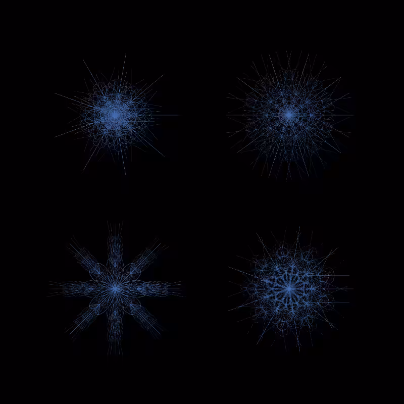 Snowflakes #12