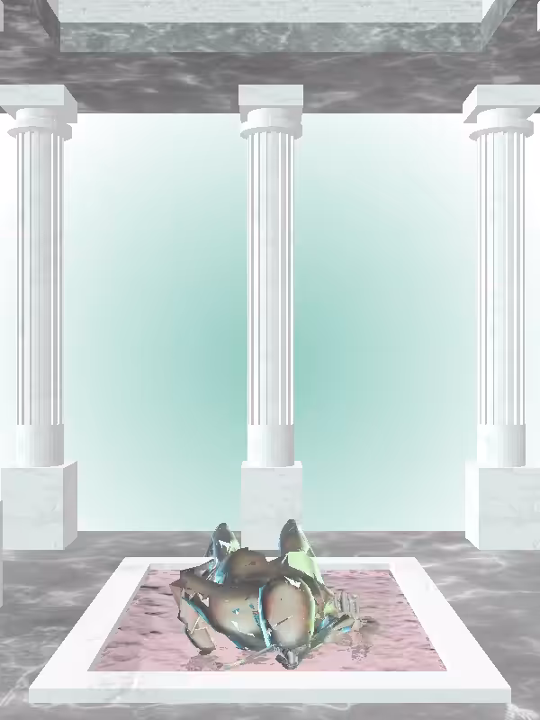 HeavenComputer: The Athletic Chatoyant Amazonite Woman #3002