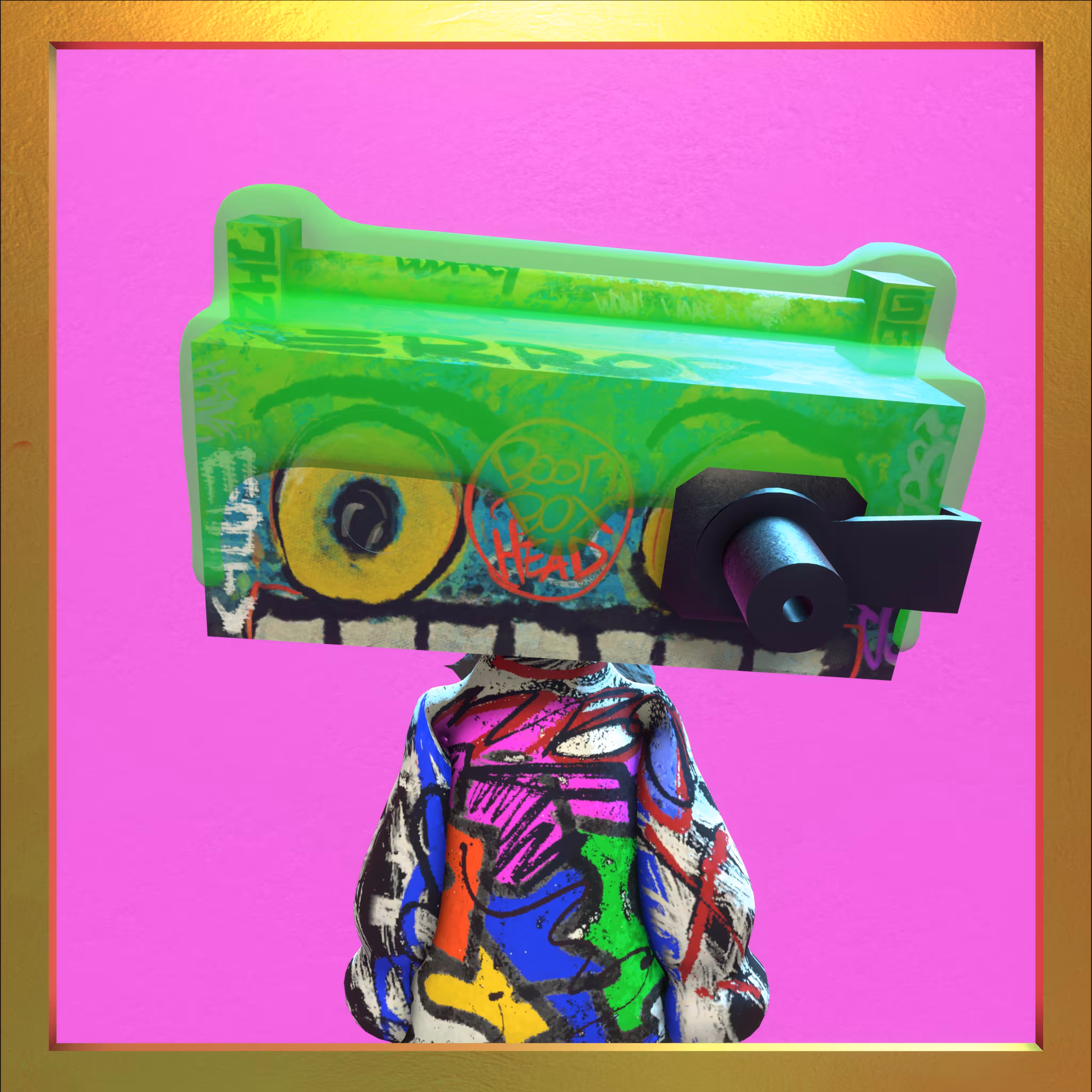 Boomboxheads V2: Boomboxhead #66
