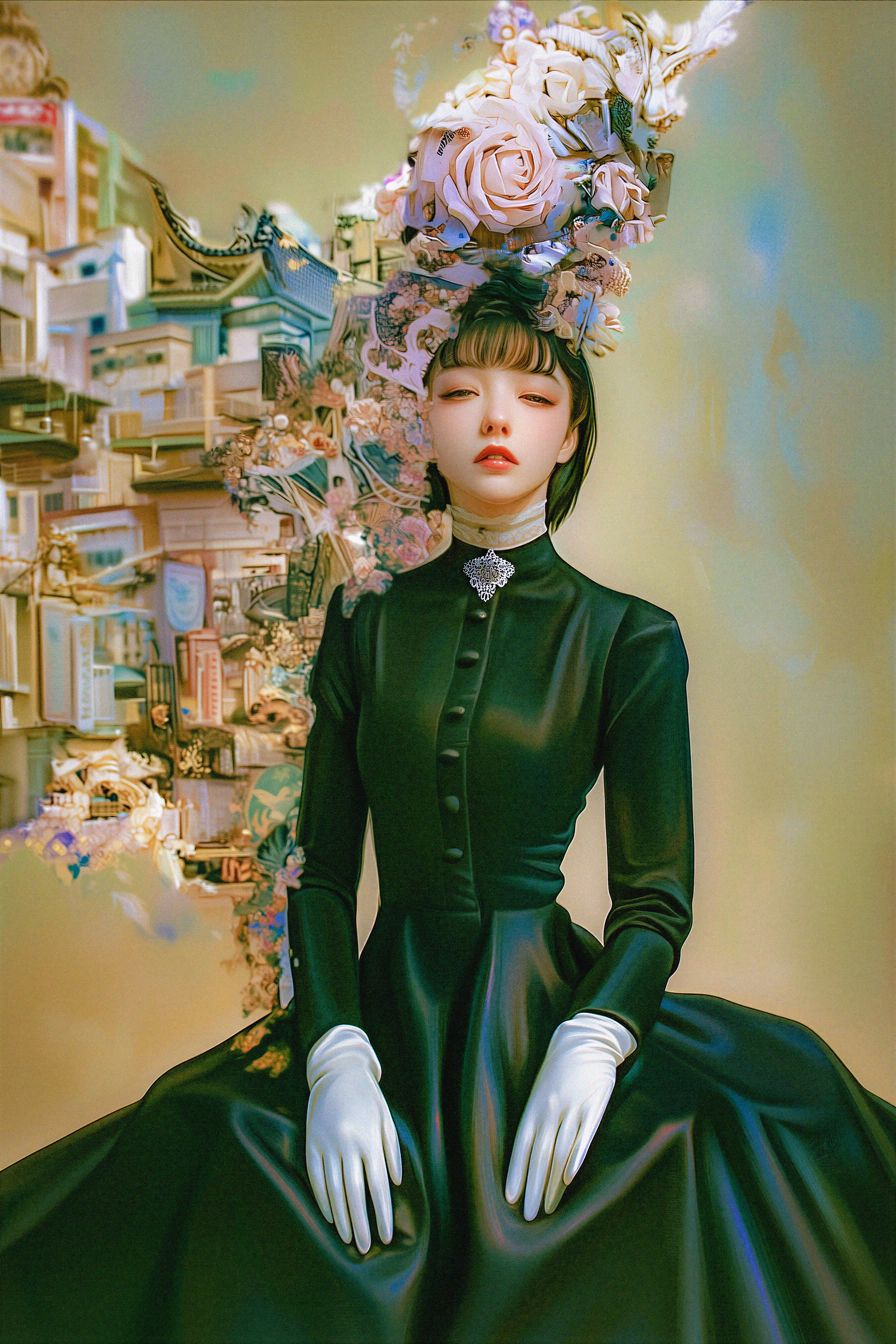 A Splendid Mourning Dress