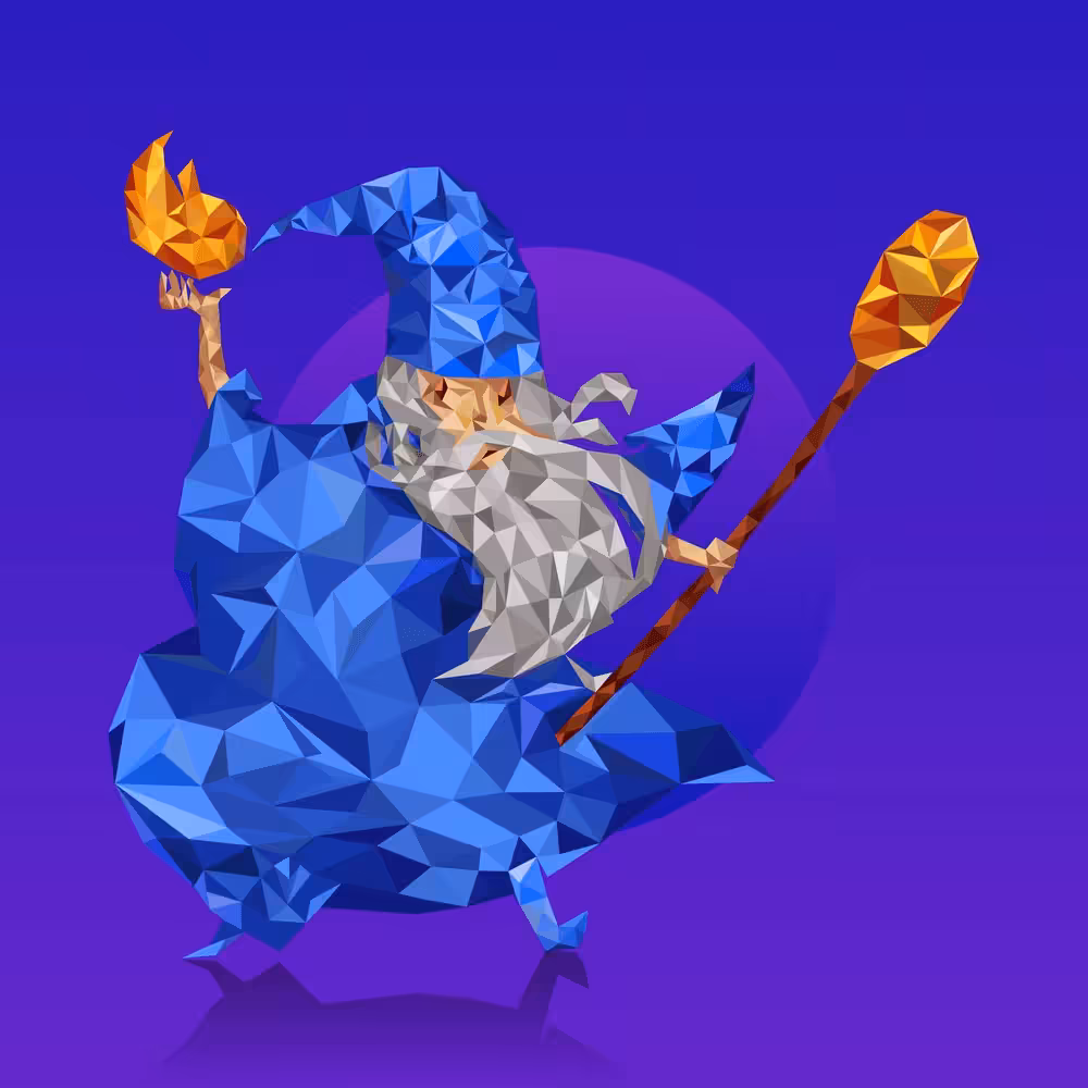 Low Poly Internet Wizard