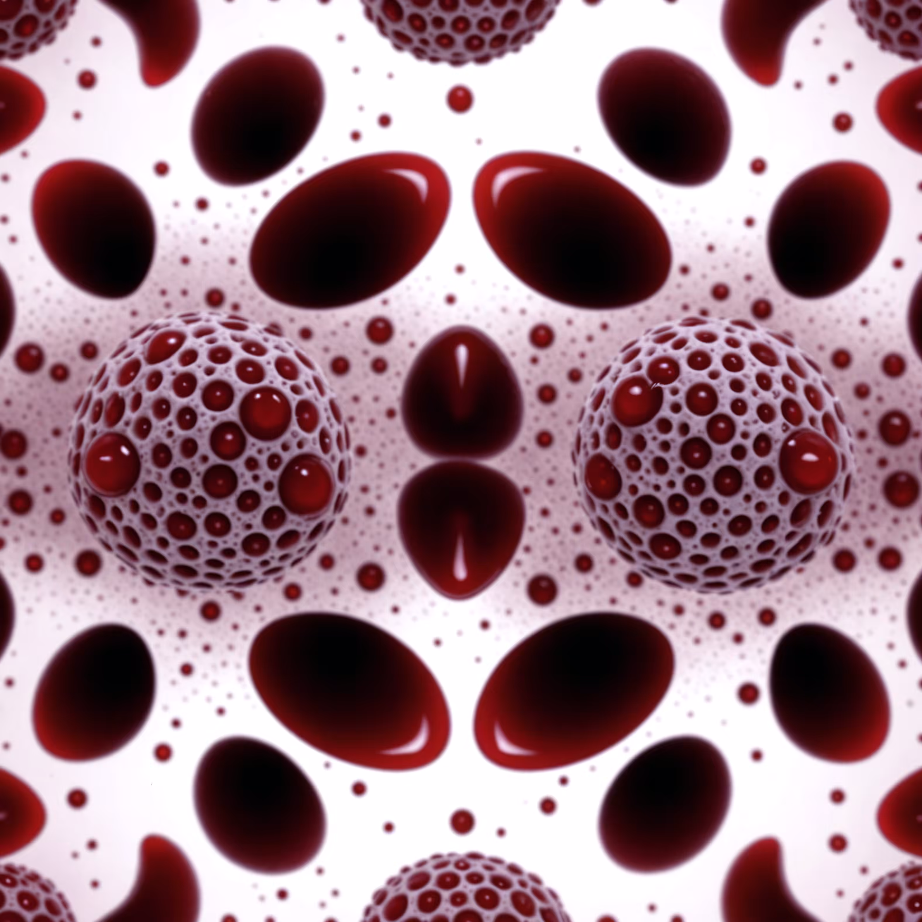 Trypophobia Blood Drops 8K