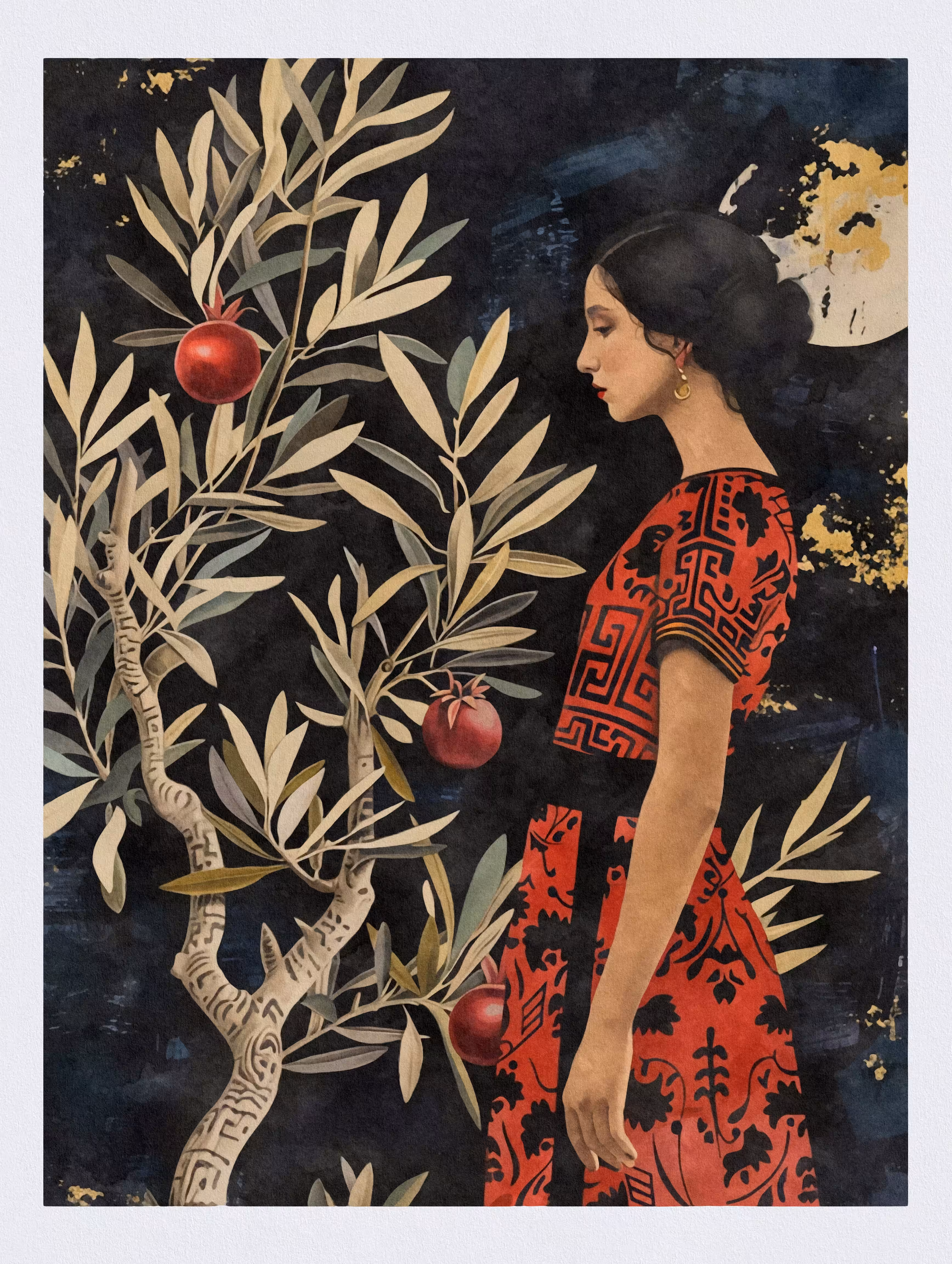 Ancient Echoes: The Pomegranate and Olive Series - 3