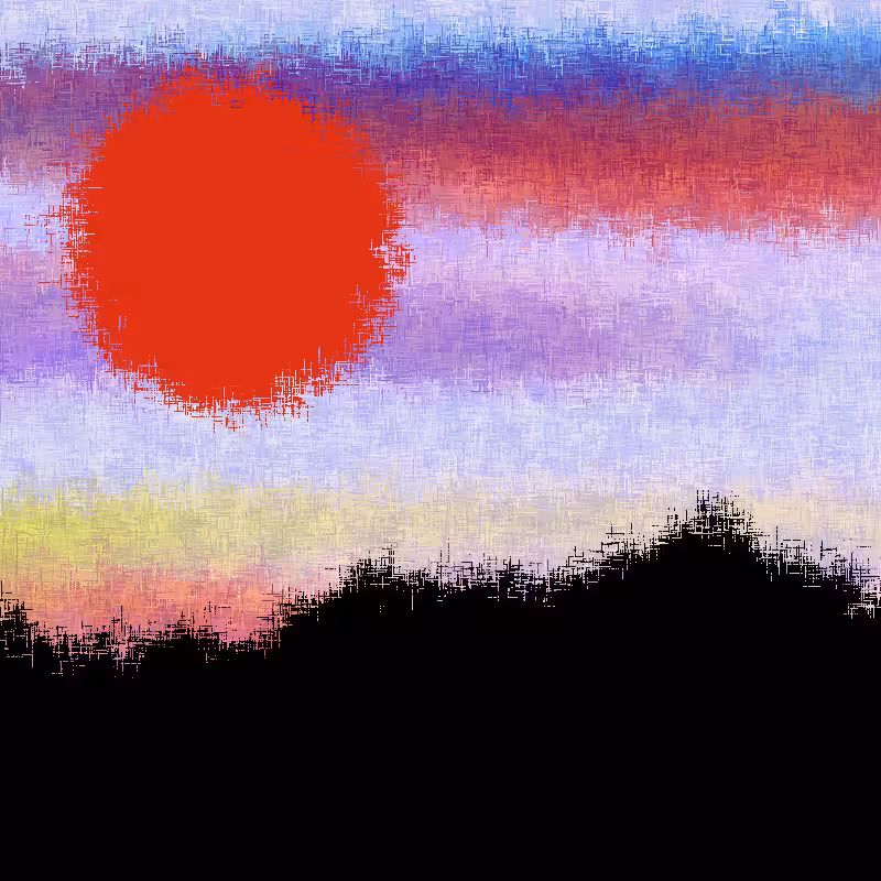 Sunset in memory #31