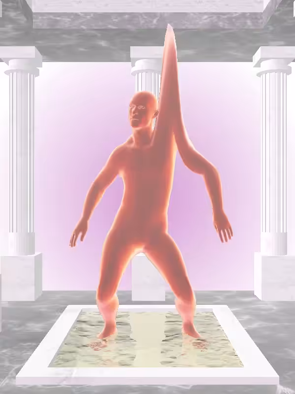 The Dancing Fiery Red Man #1238