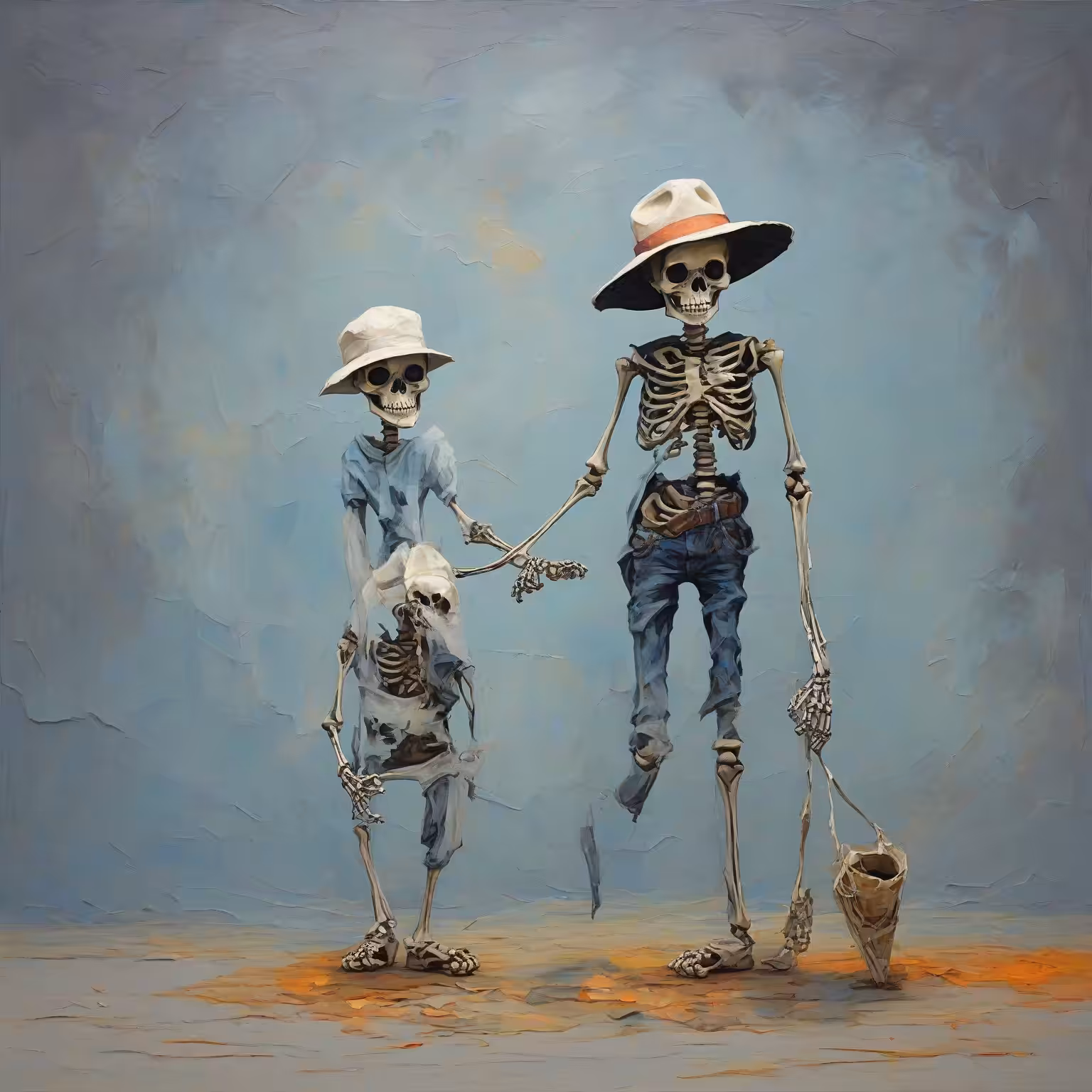 Skeleton is in love
