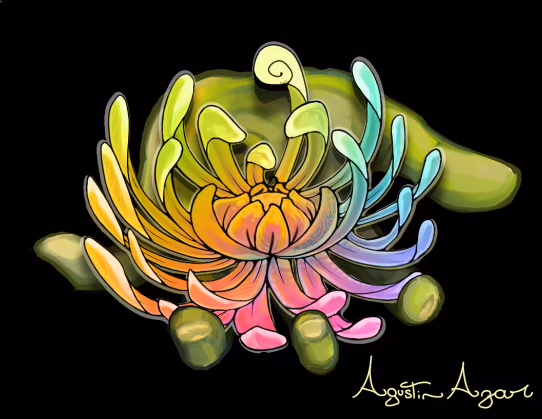 Psychedelic flower 2