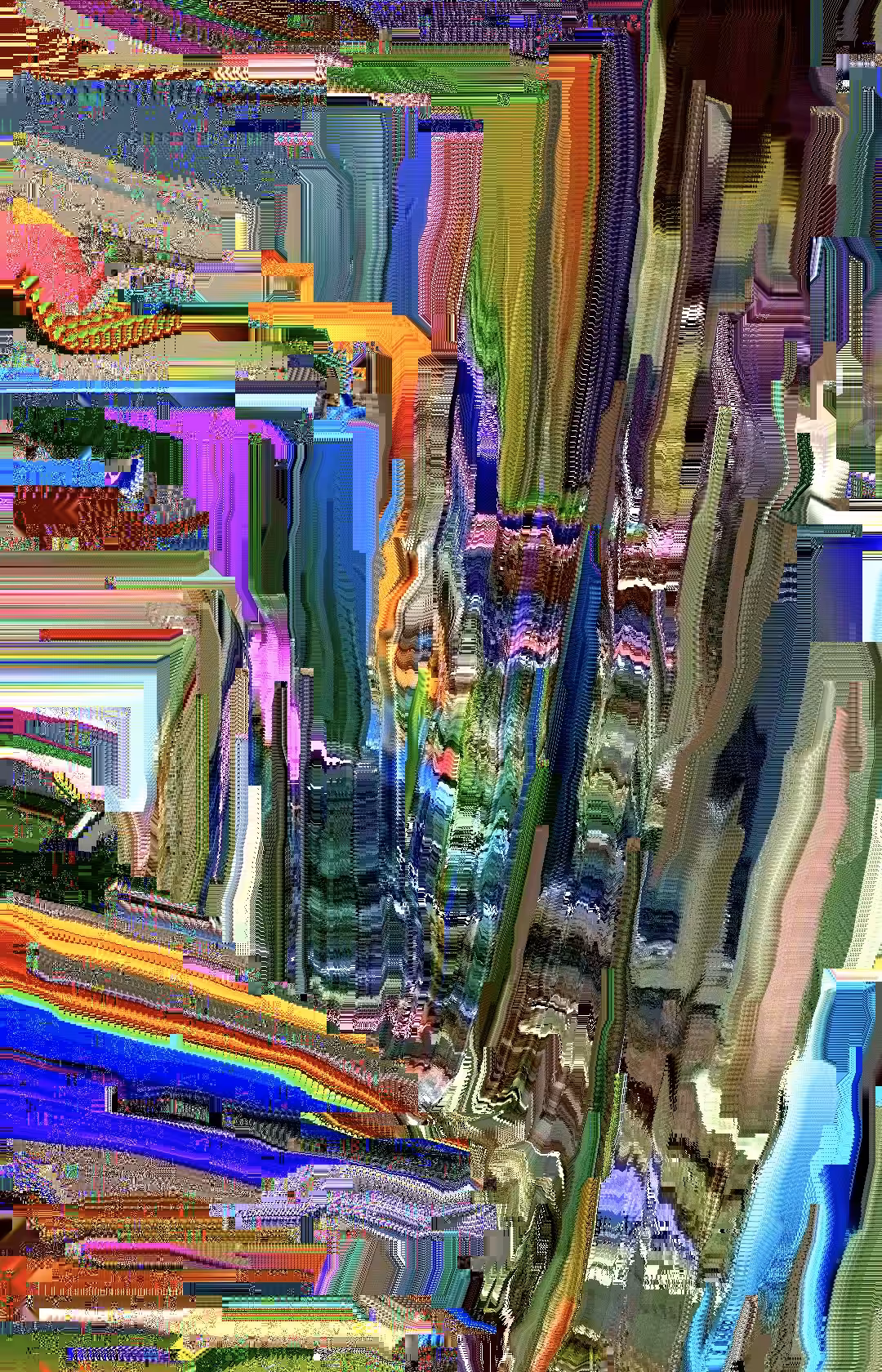 Abstract Glitch Composition.