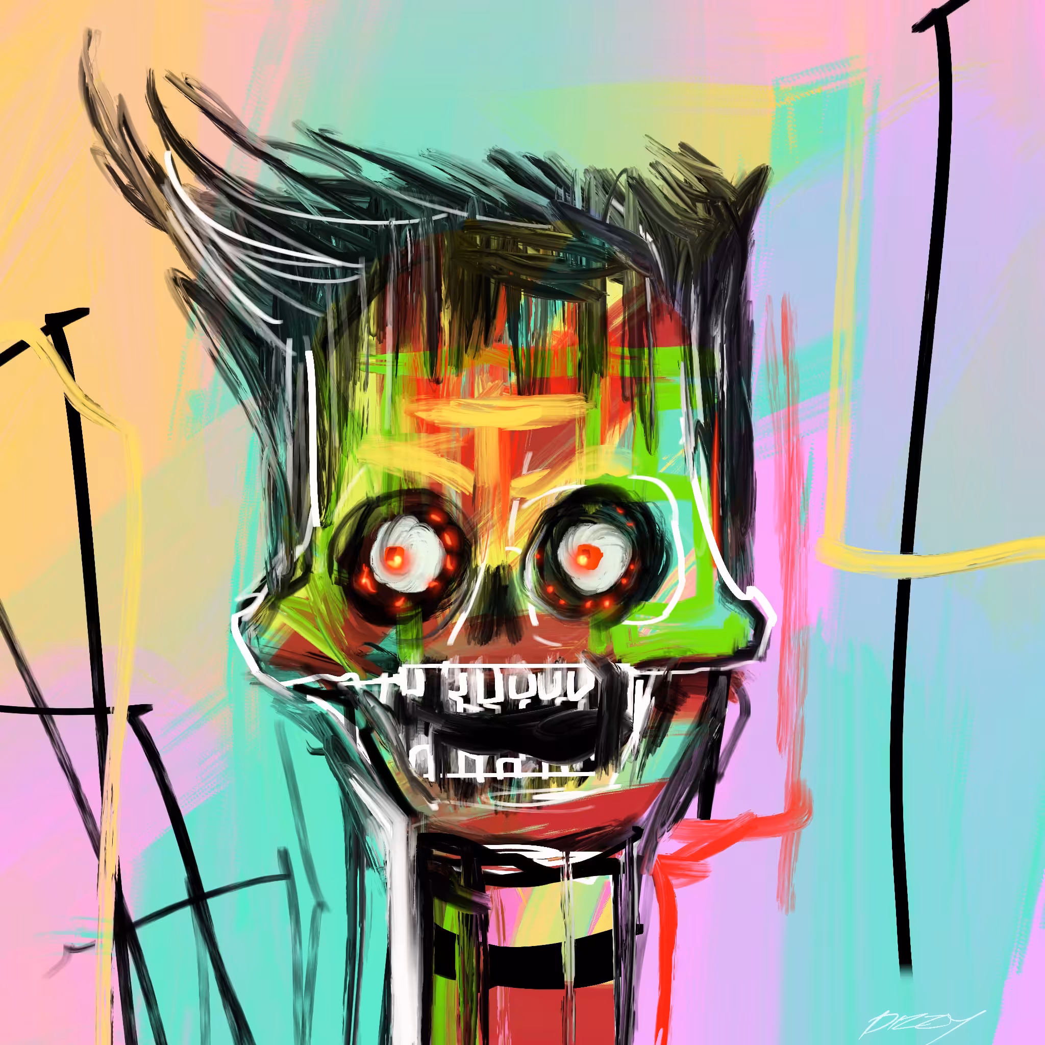 crazyskull: LONG NECK PUNK#17