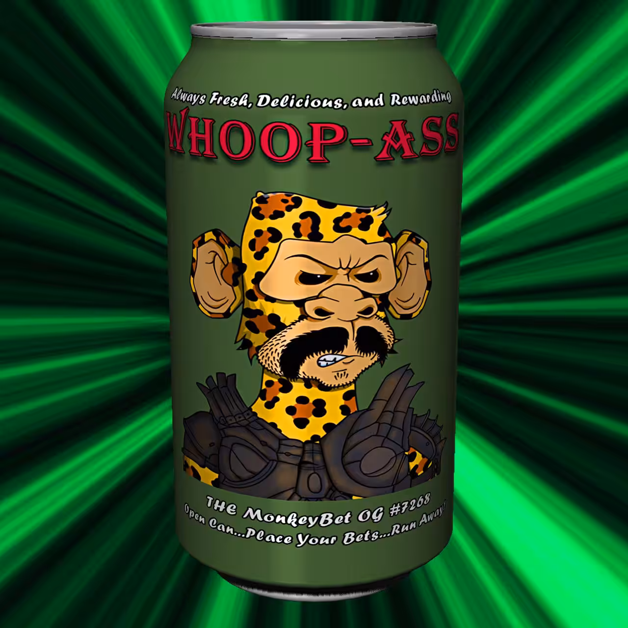 MonkeyBet Dao WHOOP-ASS Can #7268