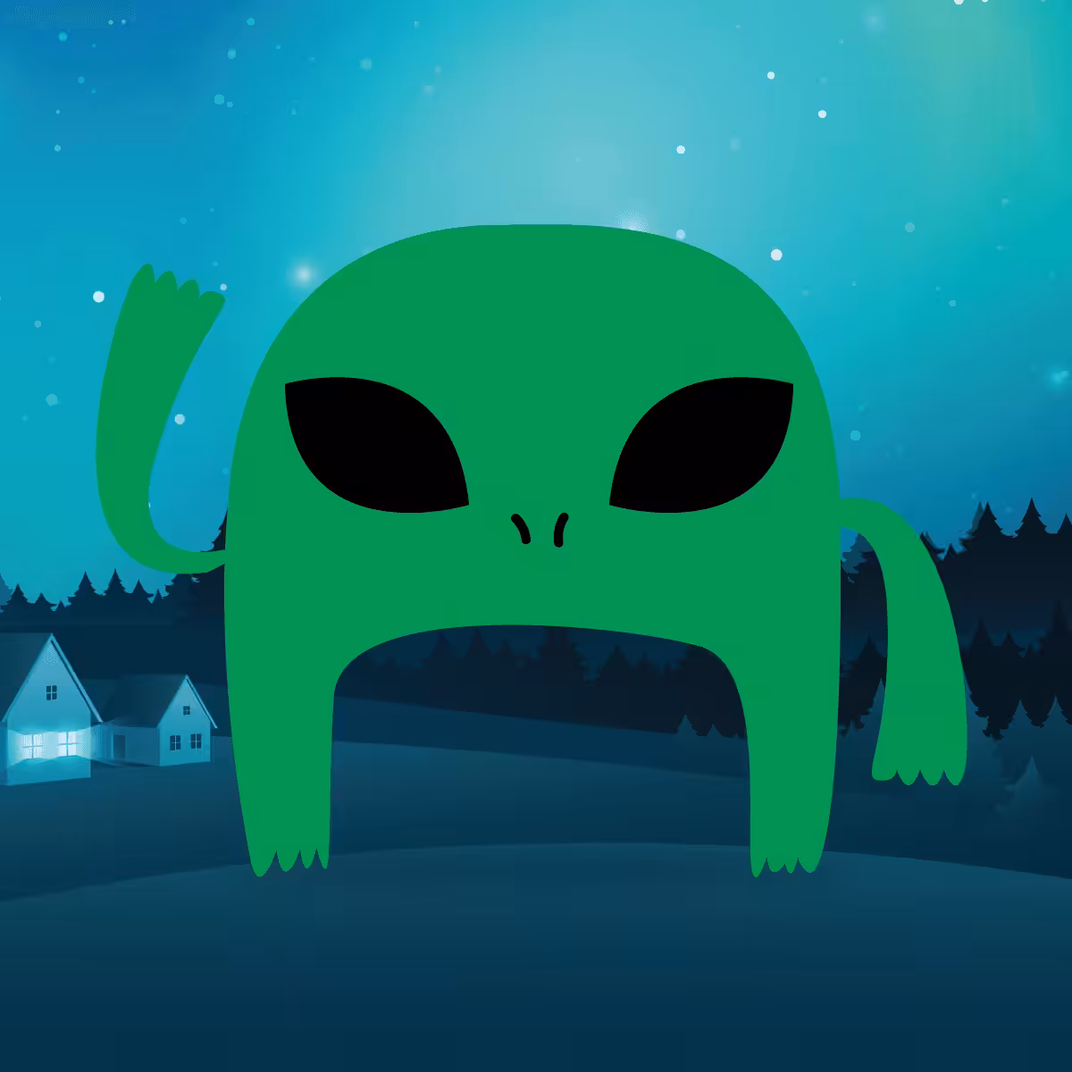043 - Green Alien
