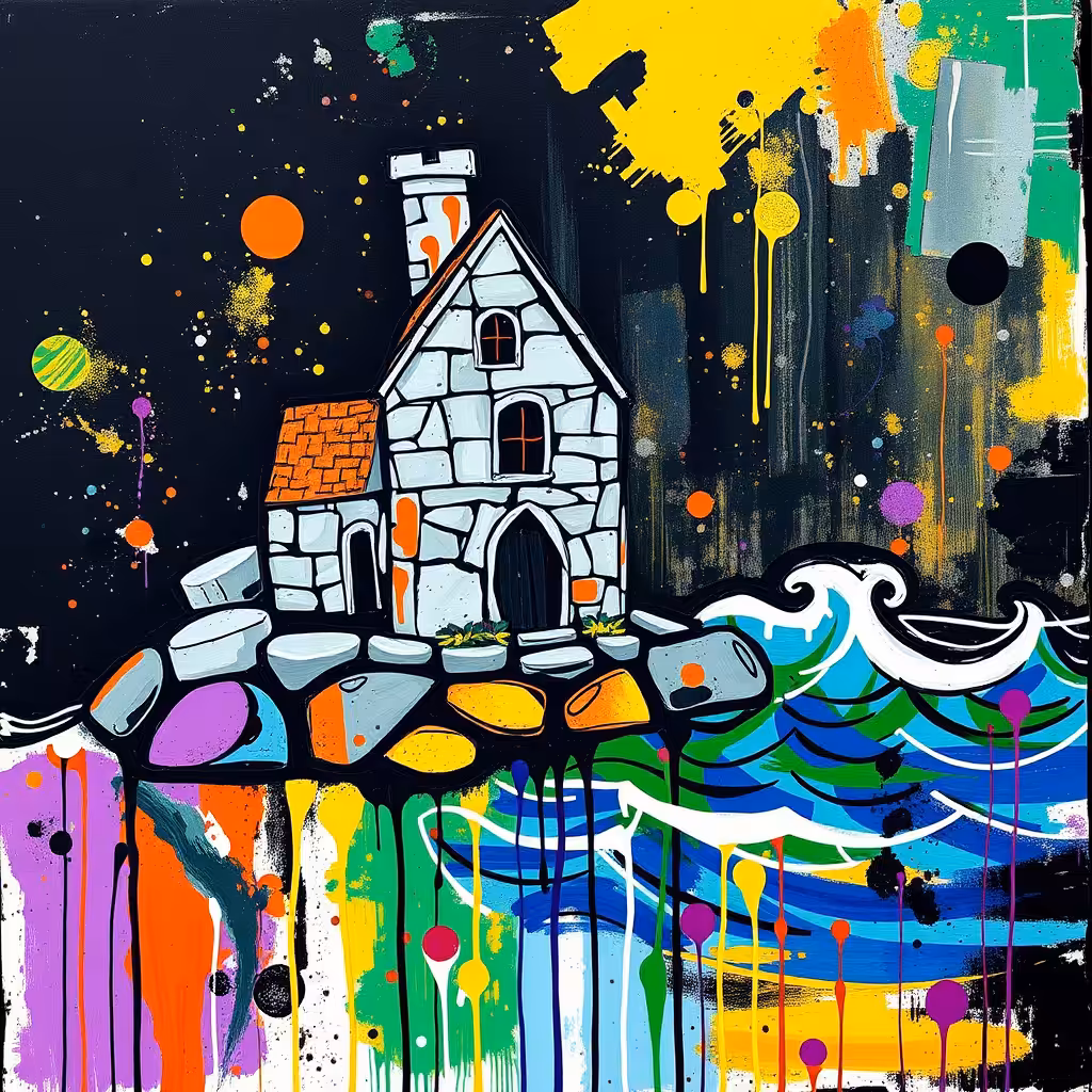 The house on the small island