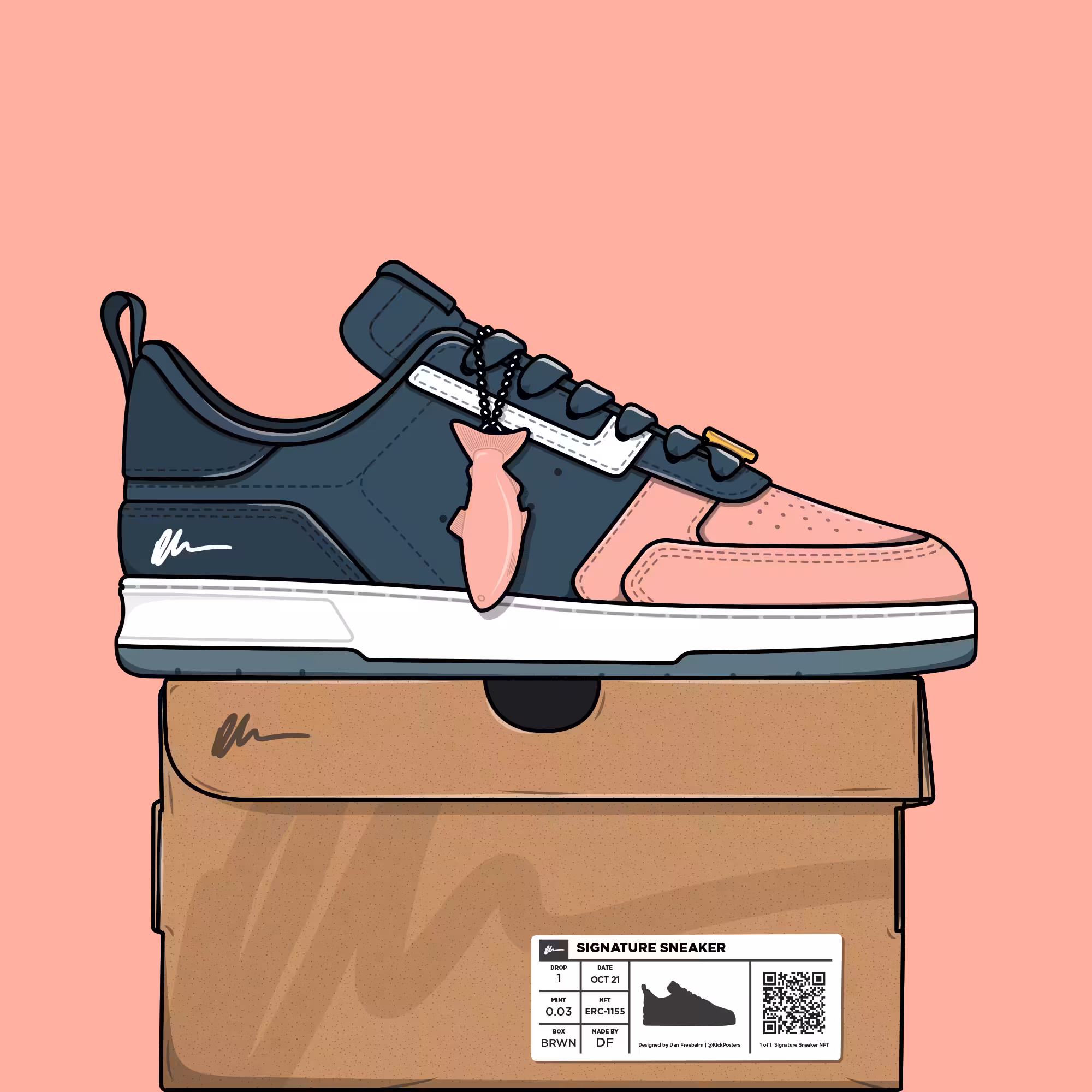Signature Sneaker 'Salmon' - #019