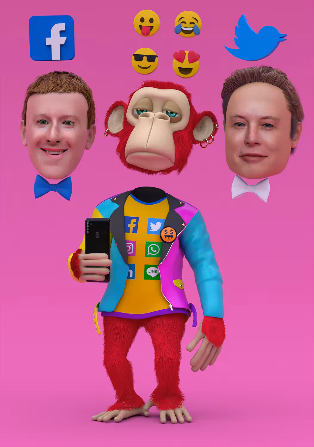 WALKING APE # 2 - SOCIAL MEDIA