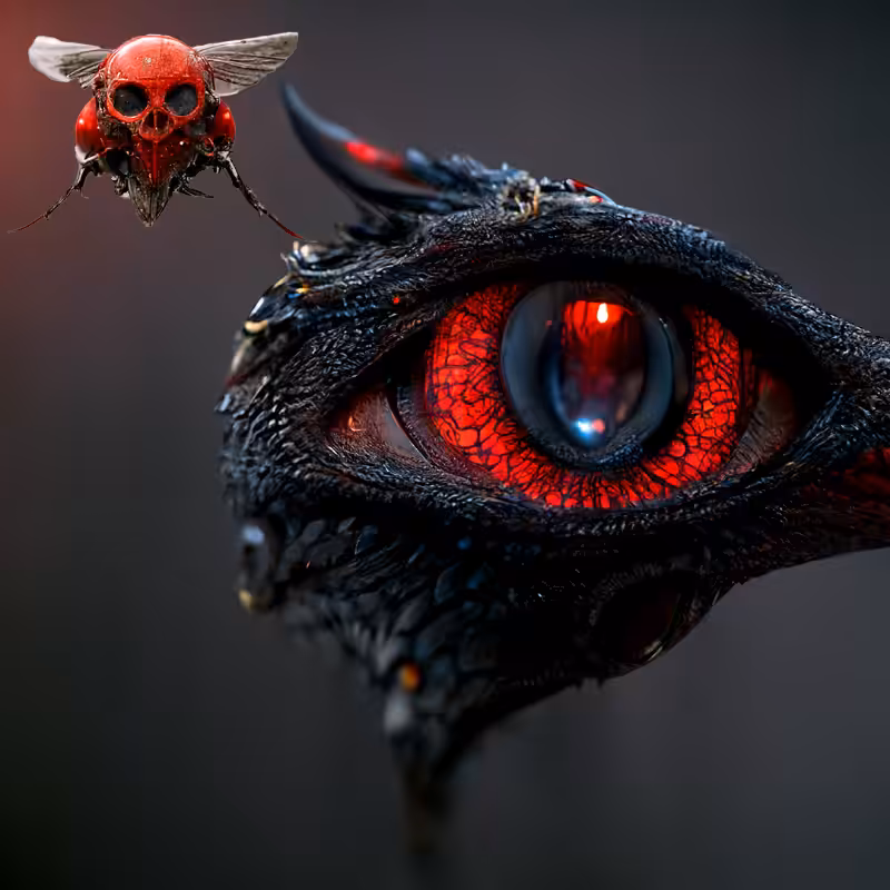 AI Eyes and Insect #8